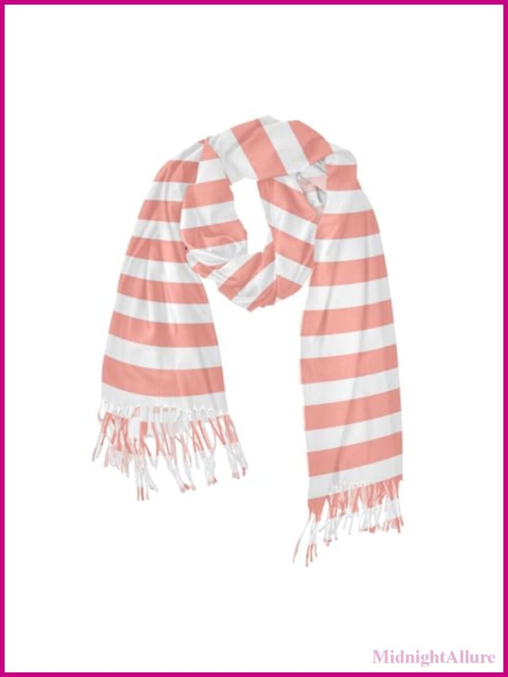 Women's Soft Warm Long Pashmina Shawl Wrap Striped